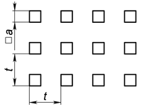 a2 - Квадратное отверстие по квадрату