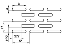 e4 - Овальное отверстие с симметричным смещением